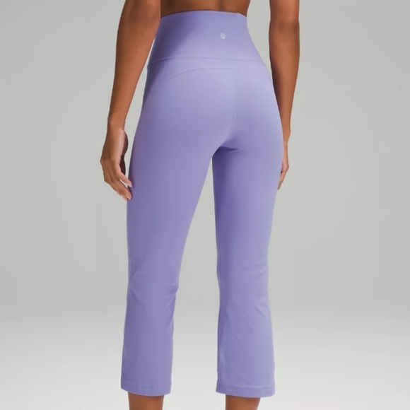 Lululemon Groove SHR Crop 23" Dk Lavender 4 NWT - Picture 3 of 10